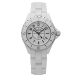 Buy Shop Chanel J12 Ceramic White Dial White Steel Strap Watch for Women - J12 H0968 USA Online