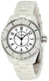 Buy Shop Chanel J12 Ceramic White Dial White Steel Strap Watch for Women - J12 H0968 USA Online