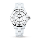 Buy Shop Chanel J12 Ceramic White Dial White Steel Strap Watch for Women - J12 H0968 USA Online