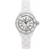 Buy Shop Chanel J12 Ceramic White Dial White Steel Strap Watch for Women - J12 H0968 USA Online