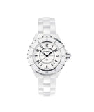 Buy Shop Chanel J12 Ceramic White Dial White Steel Strap Watch for Women - J12 H0968 USA Online
