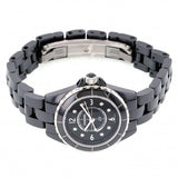 Buy Shop Chanel J12 Diamonds Black Dial Black Steel Strap Watch for Women - J12 H2569 USA Online