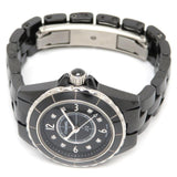 Buy Shop Chanel J12 Diamonds Black Dial Black Steel Strap Watch for Women - J12 H2569 USA Online