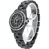 Buy Shop Chanel J12 Diamonds Black Dial Black Steel Strap Watch for Women - J12 H2569 USA Online