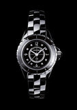 Buy Shop Chanel J12 Diamonds Black Dial Black Steel Strap Watch for Women - J12 H2569 USA Online