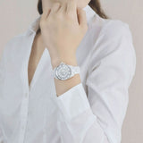 Buy Shop Chanel J12 Diamonds Ceramic White Dial White Steel Strap Watch for Women - J12 H1628 USA Online