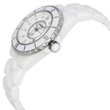 Buy Shop Chanel J12 Diamonds Ceramic White Dial White Steel Strap Watch for Women - J12 H1628 USA Online
