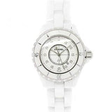 Buy Shop Chanel J12 Diamonds Ceramic White Dial White Steel Strap Watch for Women - J12 H1628 USA Online