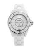 Buy Shop Chanel J12 Diamonds Ceramic White Dial White Steel Strap Watch for Women - J12 H1628 USA Online