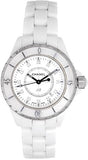 Buy Shop Chanel J12 Diamonds Ceramic White Dial White Steel Strap Watch for Women - J12 H1628 USA Online