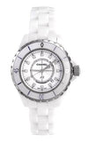 Buy Shop Chanel J12 Diamonds Ceramic White Dial White Steel Strap Watch for Women - J12 H1628 USA Online
