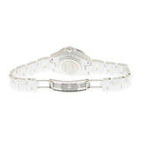 Buy Shop Chanel J12 Diamonds Mother of Pearl White Dial White Steel Strap Watch for Women - J12 H5704 USA Online