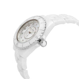 Buy Shop Chanel J12 Diamonds Mother of Pearl White Dial White Steel Strap Watch for Women - J12 H5704 USA Online