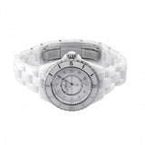 Buy Shop Chanel J12 Diamonds Mother of Pearl White Dial White Steel Strap Watch for Women - J12 H5704 USA Online