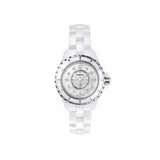 Buy Shop Chanel J12 Diamonds Mother of Pearl White Dial White Steel Strap Watch for Women - J12 H5704 USA Online
