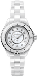 Buy Shop Chanel J12 Diamonds Mother of Pearl White Dial White Steel Strap Watch for Women - J12 H5704 USA Online