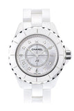 Buy Shop Chanel J12 Diamonds Quartz Ceramic White Dial White Steel Strap Watch for Women - J12 H2422 USA Online