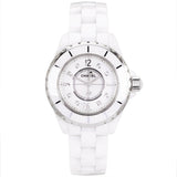 Buy Shop Chanel J12 Diamonds Quartz Ceramic White Dial White Steel Strap Watch for Women - J12 H2422 USA Online