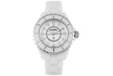 Buy Shop Chanel J12 Diamonds Quartz Ceramic White Dial White Steel Strap Watch for Women - J12 H2422 USA Online