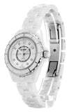 Buy Shop Chanel J12 Diamonds Quartz Mother of Pearl White Dial White Steel Strap Watch for Women - J12 H2570 USA Online