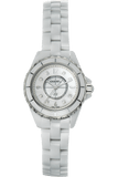 Buy Shop Chanel J12 Diamonds Quartz Mother of Pearl White Dial White Steel Strap Watch for Women - J12 H2570 USA Online