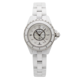 Buy Shop Chanel J12 Diamonds Quartz Mother of Pearl White Dial White Steel Strap Watch for Women - J12 H2570 USA Online