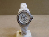 Buy Shop Chanel J12 Diamonds Quartz White Dial White Steel Strap Watch for Women - J12 H2572 USA Online
