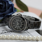 Buy Shop Chanel J12 Quartz Black Dial Black Steel Strap Watch for Women - J12 H5695 USA Online