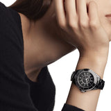 Buy Shop Chanel J12 Quartz Black Dial Black Steel Strap Watch for Women - J12 H5695 USA Online