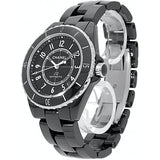 Buy Shop Chanel J12 Quartz Black Dial Black Steel Strap Watch for Women - J12 H5695 USA Online