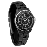 Buy Shop Chanel J12 Quartz Black Dial Black Steel Strap Watch for Women - J12 H5695 USA Online