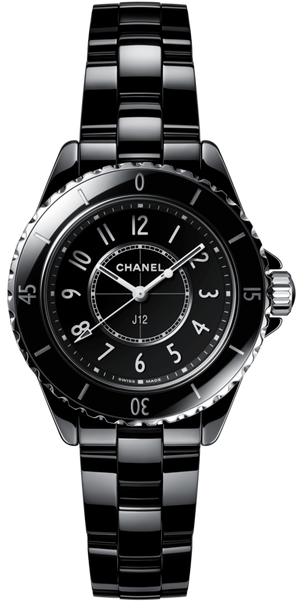 Buy Shop Chanel J12 Quartz Black Dial Black Steel Strap Watch for Women - J12 H5695 USA Online