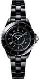 Buy Shop Chanel J12 Quartz Black Dial Black Steel Strap Watch for Women - J12 H5695 USA Online