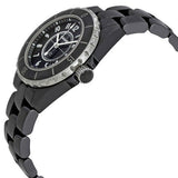 Buy Shop Chanel J12 Quartz Ceramic Black Dial Black Steel Strap Watch for Women - J12 H0682 USA Online