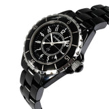 Buy Shop Chanel J12 Quartz Ceramic Black Dial Black Steel Strap Watch for Women - J12 H0682 USA Online