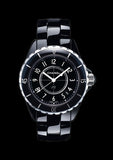 Buy Shop Chanel J12 Quartz Ceramic Black Dial Black Steel Strap Watch for Women - J12 H0682 USA Online