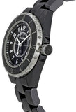 Buy Shop Chanel J12 Quartz Ceramic Black Dial Black Steel Strap Watch for Women - J12 H0682 USA Online