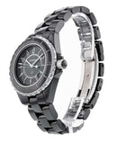 Buy Shop Chanel J12 Quartz Ceramic Black Dial Black Steel Strap Watch for Women - J12 H0682 USA Online