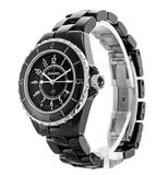 Buy Shop Chanel J12 Quartz Ceramic Black Dial Black Steel Strap Watch for Women - J12 H0682 USA Online
