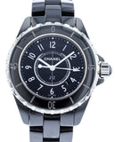 Buy Shop Chanel J12 Quartz Ceramic Black Dial Black Steel Strap Watch for Women - J12 H0682 USA Online