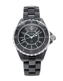 Buy Shop Chanel J12 Quartz Ceramic Black Dial Black Steel Strap Watch for Women - J12 H0682 USA Online