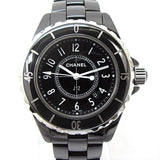 Buy Shop Chanel J12 Quartz Ceramic Black Dial Black Steel Strap Watch for Women - J12 H0682 USA Online