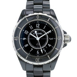 Buy Shop Chanel J12 Quartz Ceramic Black Dial Black Steel Strap Watch for Women - J12 H0682 USA Online