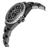 Buy Shop Chanel J12 Quartz Diamonds Black Dial Black Steel Strap Watch for Women - J12 H1625 USA Online