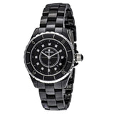 Buy Shop Chanel J12 Quartz Diamonds Black Dial Black Steel Strap Watch for Women - J12 H1625 USA Online