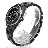 Buy Shop Chanel J12 Quartz Diamonds Black Dial Black Steel Strap Watch for Women - J12 H5701 USA Online
