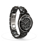 Buy Shop Chanel J12 Quartz Diamonds Black Dial Black Steel Strap Watch for Women - J12 H5701 USA Online