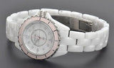 Buy Shop Chanel J12 Quartz Diamonds Ceramic White Dial White Steel Strap Watch for Women - J12 H4466 USA Online