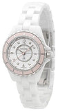 Buy Shop Chanel J12 Quartz Diamonds Ceramic White Dial White Steel Strap Watch for Women - J12 H4466 USA Online