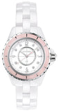Buy Shop Chanel J12 Quartz Diamonds Ceramic White Dial White Steel Strap Watch for Women - J12 H4466 USA Online
